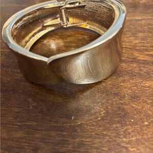 Gold Tone Cuff Bracelet